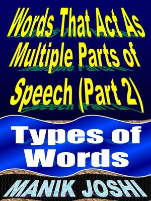 cover image of Words That Act as Multiple Parts of Speech (PART 2)